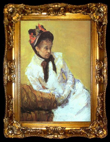 framed  Mary Cassatt Self-Portrait  bbnb, ta009-2